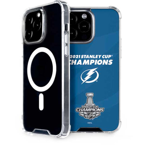 NHL 2021 Stanley Cup Champions Tampa Bay Lightning iPhone 14 Pro Max MagSafe Case