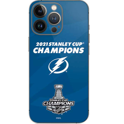 NHL 2021 Stanley Cup Champions Tampa Bay Lightning iPhone 14 Pro Skin