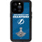 NHL 2021 Stanley Cup Champions Tampa Bay Lightning iPhone 14 Pro Waterproof Case