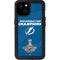 NHL 2021 Stanley Cup Champions Tampa Bay Lightning iPhone 15 Plus Waterproof Case