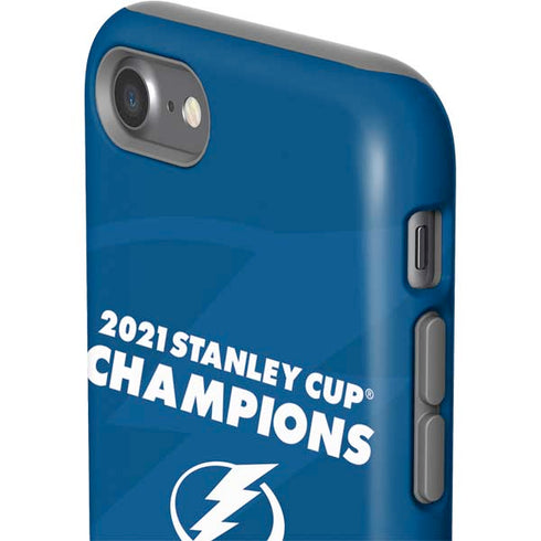 NHL 2021 Stanley Cup Champions Tampa Bay Lightning iPhone SE (2nd & 3rd Gen) Pro Case