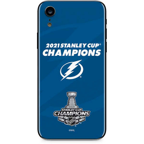 NHL 2021 Stanley Cup Champions Tampa Bay Lightning iPhone XR Skin