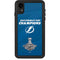 NHL 2021 Stanley Cup Champions Tampa Bay Lightning iPhone XR Waterproof Case