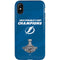 NHL 2021 Stanley Cup Champions Tampa Bay Lightning iPhone XS Pro Case