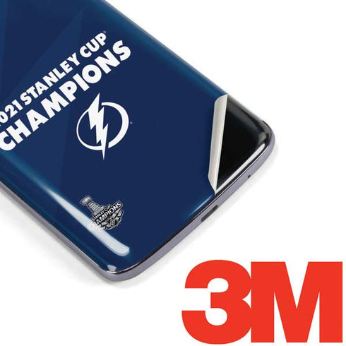 NHL 2021 Stanley Cup Champions Tampa Bay Lightning Moto E5 Plus Skin