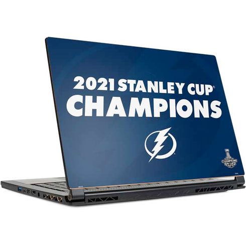 NHL 2021 Stanley Cup Champions Tampa Bay Lightning MSI GS65 Stealth Laptop Skin