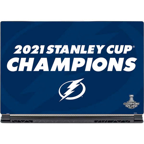 NHL 2021 Stanley Cup Champions Tampa Bay Lightning MSI GS65 Stealth Laptop Skin