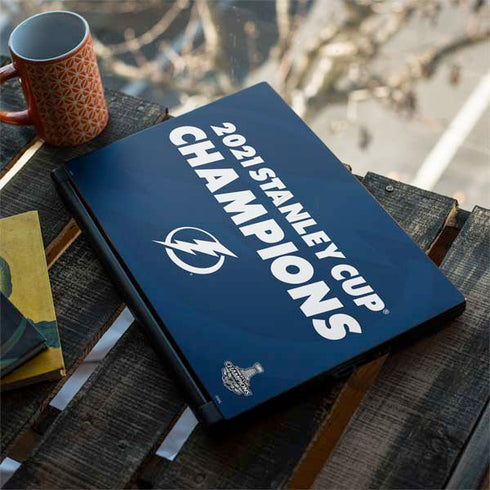 NHL 2021 Stanley Cup Champions Tampa Bay Lightning MSI GS65 Stealth Laptop Skin