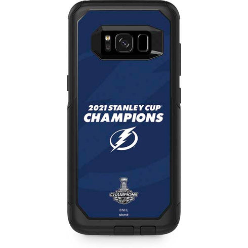 NHL 2021 Stanley Cup Champions Tampa Bay Lightning Otterbox Commuter Galaxy Skin