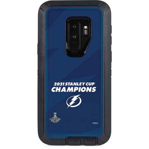NHL 2021 Stanley Cup Champions Tampa Bay Lightning Otterbox Defender Galaxy Skin