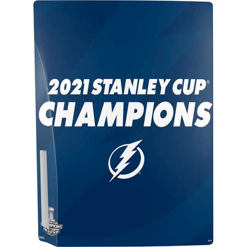 NHL 2021 Stanley Cup Champions Tampa Bay Lightning PS5 Bundle Skin