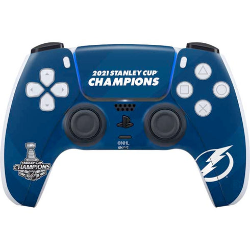 NHL 2021 Stanley Cup Champions Tampa Bay Lightning PS5 Controller Skin