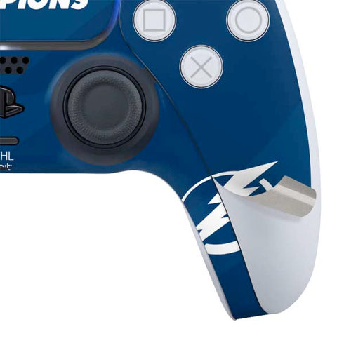 NHL 2021 Stanley Cup Champions Tampa Bay Lightning PS5 Slim Digital Edition Bundle Skin