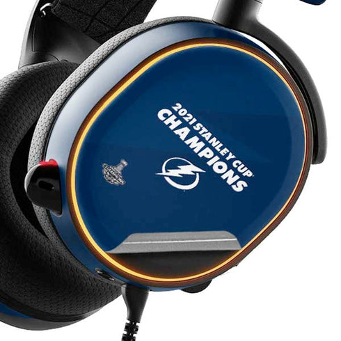 NHL 2021 Stanley Cup Champions Tampa Bay Lightning SteelSeries Arctis 5 Skin