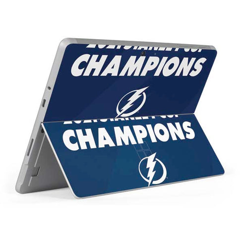 NHL 2021 Stanley Cup Champions Tampa Bay Lightning Surface Go Skin