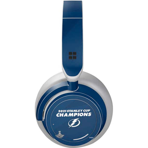 NHL 2021 Stanley Cup Champions Tampa Bay Lightning Surface Headphones Skin