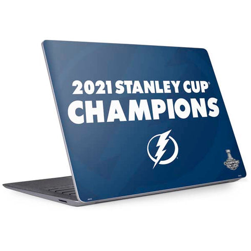 NHL 2021 Stanley Cup Champions Tampa Bay Lightning Surface Laptop 3 13.5in Skin