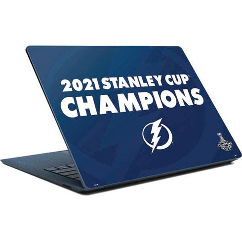 NHL 2021 Stanley Cup Champions Tampa Bay Lightning Surface Laptop Skin