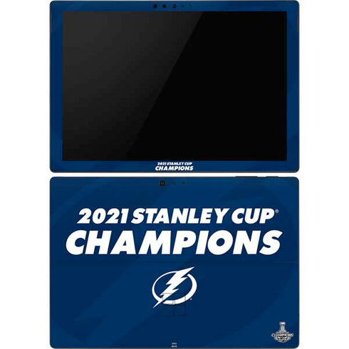 NHL 2021 Stanley Cup Champions Tampa Bay Lightning Surface Pro 6 Skin