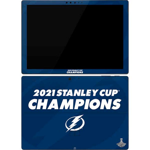NHL 2021 Stanley Cup Champions Tampa Bay Lightning Surface Pro 7 Skin
