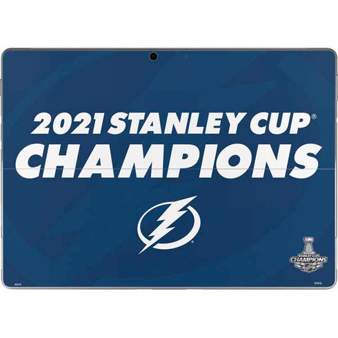 NHL 2021 Stanley Cup Champions Tampa Bay Lightning Surface Pro 8 Skin