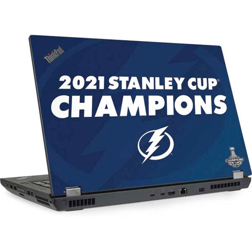 NHL 2021 Stanley Cup Champions Tampa Bay Lightning Lenovo ThinkPad Skin