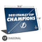 NHL 2021 Stanley Cup Champions Tampa Bay Lightning Universal Laptop 13in (10.6 x 7.6in) Skin