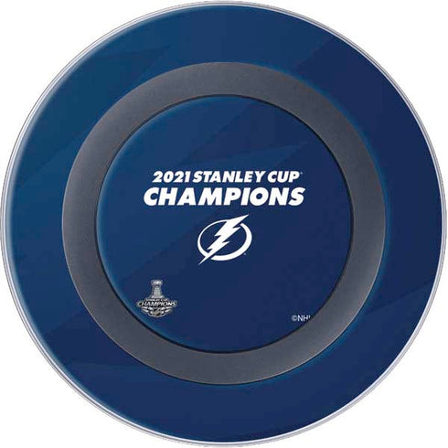 NHL 2021 Stanley Cup Champions Tampa Bay Lightning Wireless Charger Skin