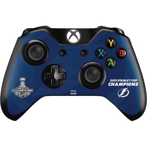 NHL 2021 Stanley Cup Champions Tampa Bay Lightning Xbox One Controller Skin
