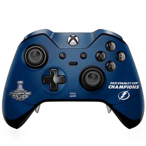 NHL 2021 Stanley Cup Champions Tampa Bay Lightning Xbox One Elite Controller Skin