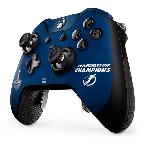 NHL 2021 Stanley Cup Champions Tampa Bay Lightning Xbox One Elite Controller Skin