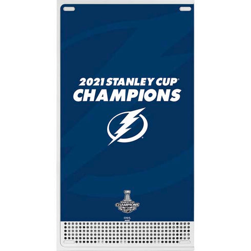 NHL 2021 Stanley Cup Champions Tampa Bay Lightning Xbox Series S Bundle Skin