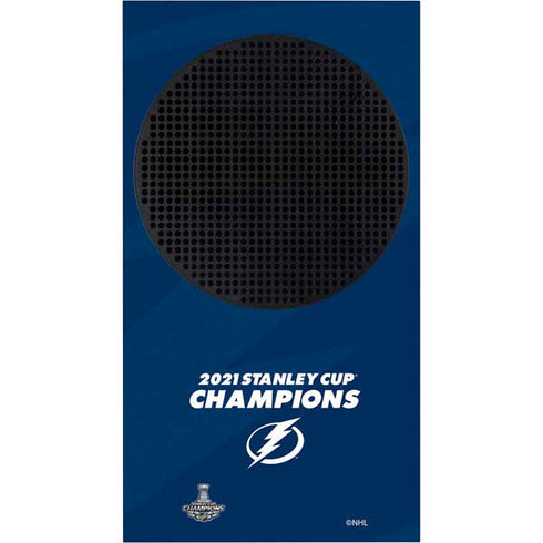 NHL 2021 Stanley Cup Champions Tampa Bay Lightning Xbox Series S Console Skin