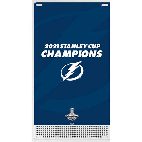 NHL 2021 Stanley Cup Champions Tampa Bay Lightning Xbox Series S Console Skin