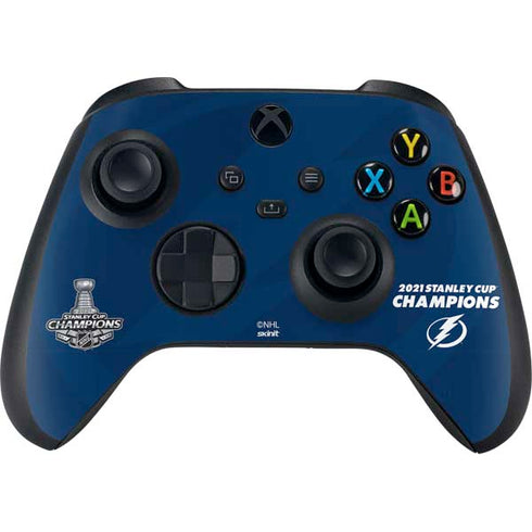 NHL 2021 Stanley Cup Champions Tampa Bay Lightning Xbox Series X Controller Skin