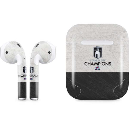 NHL 2022 Stanley Cup Champions Avalanche Apple AirPods 2 Skin