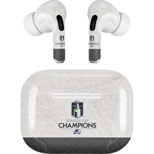 NHL 2022 Stanley Cup Champions Avalanche Apple AirPods Pro Skin