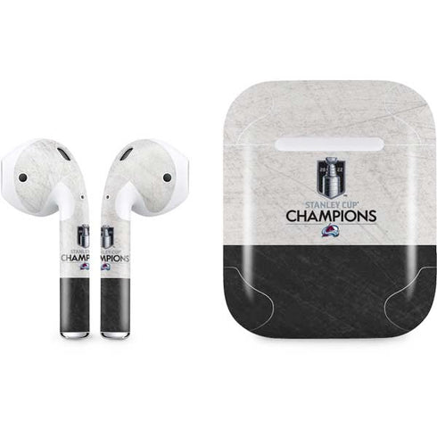 NHL 2022 Stanley Cup Champions Avalanche Apple AirPods Skin
