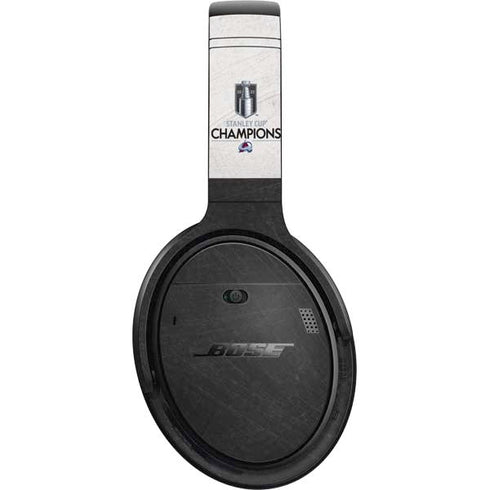 NHL 2022 Stanley Cup Champions Avalanche Bose QuietComfort 35 Headphones Skin