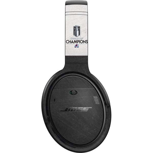 NHL 2022 Stanley Cup Champions Avalanche Bose QuietComfort 35 II Headphones Skin