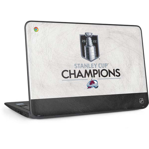 NHL 2022 Stanley Cup Champions Avalanche HP Chromebook Skin