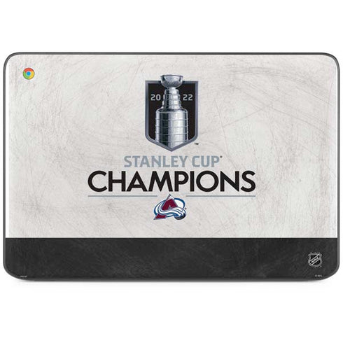 NHL 2022 Stanley Cup Champions Avalanche HP Chromebook Skin