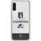 NHL 2022 Stanley Cup Champions Avalanche Galaxy A10e Clear Case