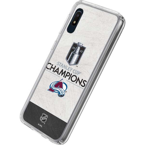 NHL 2022 Stanley Cup Champions Avalanche Galaxy A10e Clear Case