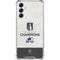 NHL 2022 Stanley Cup Champions Avalanche Galaxy A15 5G Clear Case