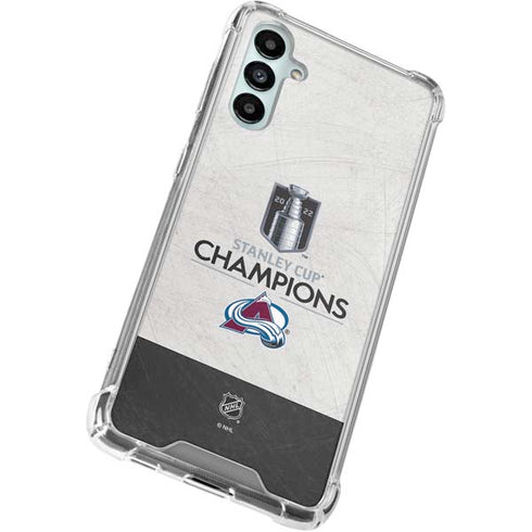 NHL 2022 Stanley Cup Champions Avalanche Galaxy A15 5G Clear Case