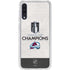 NHL 2022 Stanley Cup Champions Avalanche Galaxy A50 Clear Case