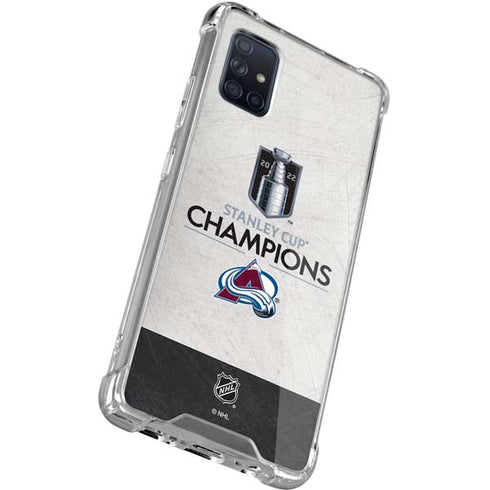 NHL 2022 Stanley Cup Champions Avalanche Galaxy A51 5G Clear Case