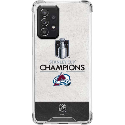 NHL 2022 Stanley Cup Champions Avalanche Galaxy A52 5G Clear Case