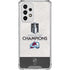 NHL 2022 Stanley Cup Champions Avalanche Galaxy A53 5G Clear Case